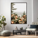 Fall Forest Wall Art Canvas Print – Soft Evergreen Woodland by MyGreatCanvas | Canvas Wall Art Prints | Photo Prints & Wall Decor