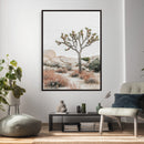 Joshua Tree Desert Wall Art Canvas Print, Minimal Southwest by MyGreatCanvas | Canvas Wall Art Prints | Photo Prints & Wall Decor