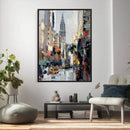 Chrysler Building New York Wall Art Canvas Print, Abstract by MyGreatCanvas | Canvas Wall Art Prints | Photo Prints & Wall Decor