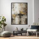 Framed Abstract Wall Art Canvas Print, Gold Black Modern by MyGreatCanvas | Canvas Wall Art Prints | Photo Prints & Wall Decor