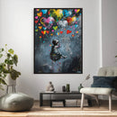 Banksy Balloon Canvas, Banksy Graffiti Art, Balloon Poster, by MyGreatCanvas | Canvas Wall Art Prints | Photo Prints & Wall Decor