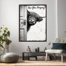 Funny Highland Cow Bathroom Wall Art Canvas Print, Are You by MyGreatCanvas | Canvas Wall Art Prints | Photo Prints & Wall Decor