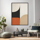 Geometric Abstract Wall Art Canvas Print, Orange Blue by MyGreatCanvas | Canvas Wall Art Prints | Photo Prints & Wall Decor