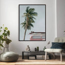 VW Van Palm Tree Canvas Wall Art, Pink Camper Surfboards by MyGreatCanvas | Canvas Wall Art Prints | Photo Prints & Wall Decor