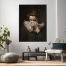 Baroque Portrait Canvas Wall Art, Flemish Woman with Lace by MyGreatCanvas | Canvas Wall Art Prints | Photo Prints & Wall Decor