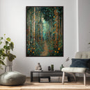 Gustav Klimt Style Forest Canvas Wall Art, Golden Forest by MyGreatCanvas | Canvas Wall Art Prints | Photo Prints & Wall Decor