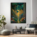 Gustav Klimt Style Forest Canvas Wall Art, Golden Forest by MyGreatCanvas | Canvas Wall Art Prints | Photo Prints & Wall Decor