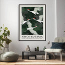 Yayoi Kusama Crane Bird Wall Art Canvas Print, Japanese by MyGreatCanvas | Canvas Wall Art Prints | Photo Prints & Wall Decor