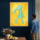 Squidward Tentacles Wall Art Canvas Print – Bold and Brash by MyGreatCanvas | Canvas Wall Art Prints | Photo Prints & Wall Decor