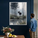 Abstract Moose Wall Art Canvas Print – Wildlife Nature by MyGreatCanvas | Canvas Wall Art Prints | Photo Prints & Wall Decor