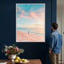Pastel Beach Wall Art Canvas Print – Soft Coastal by MyGreatCanvas | Canvas Wall Art Prints | Photo Prints & Wall Decor