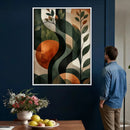 Abstract Green Flowers Wall Art Canvas Print by MyGreatCanvas | Canvas Wall Art Prints | Photo Prints & Wall Decor