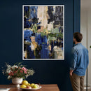 Abstract Dark Blue Wall Art Canvas Print by MyGreatCanvas | Canvas Wall Art Prints | Photo Prints & Wall Decor