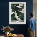 Yayoi Kusama Crane Bird Wall Art Canvas Print, Japanese by MyGreatCanvas | Canvas Wall Art Prints | Photo Prints & Wall Decor