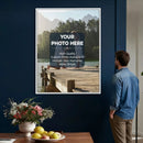 Framed Custom Canvas Wall Art – Personalized Photo Print,