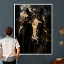 Abstract Horse Wall Art Canvas Print – Painted Style Western by MyGreatCanvas | Canvas Wall Art Prints | Photo Prints & Wall Decor
