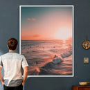 Sunset Ocean Wall Art Canvas Print by MyGreatCanvas | Canvas Wall Art Prints | Photo Prints & Wall Decor