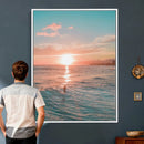 Sunset Surf Wall Art Canvas Print – Coastal Ocean by MyGreatCanvas | Canvas Wall Art Prints | Photo Prints & Wall Decor