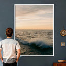 Ocean Wave Wall Art Canvas Print, Calm Coastal Nature by MyGreatCanvas | Canvas Wall Art Prints | Photo Prints & Wall Decor