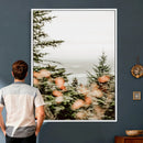 Fall Forest Wall Art Canvas Print – Soft Evergreen Woodland by MyGreatCanvas | Canvas Wall Art Prints | Photo Prints & Wall Decor