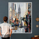 Chrysler Building New York Wall Art Canvas Print, Abstract by MyGreatCanvas | Canvas Wall Art Prints | Photo Prints & Wall Decor