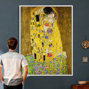 The Kiss Wall Art Canvas Print – Gustav Klimt The Kiss Gold by MyGreatCanvas | Canvas Wall Art Prints | Photo Prints & Wall Decor