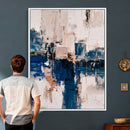 Abstract Navy Blue Wall Art Canvas Print by MyGreatCanvas | Canvas Wall Art Prints | Photo Prints & Wall Decor