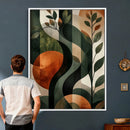 Abstract Green Flowers Wall Art Canvas Print by MyGreatCanvas | Canvas Wall Art Prints | Photo Prints & Wall Decor