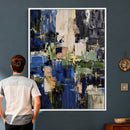 Abstract Dark Blue Wall Art Canvas Print by MyGreatCanvas | Canvas Wall Art Prints | Photo Prints & Wall Decor