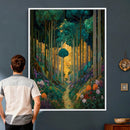 Gustav Klimt Style Forest Canvas Wall Art, Golden Forest by MyGreatCanvas | Canvas Wall Art Prints | Photo Prints & Wall Decor