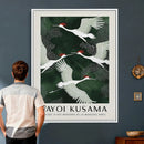 Yayoi Kusama Crane Bird Wall Art Canvas Print, Japanese by MyGreatCanvas | Canvas Wall Art Prints | Photo Prints & Wall Decor