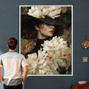 Glamour Woman Portrait Canvas Wall Art, Elegant Patel Women Portrait Print by MyGreatCanvas | Canvas Wall Art Prints | Photo Prints & Wall Decor