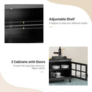50 Inch Modern Wood Large TV Stand Entertainment Center for TV by LJGDeals