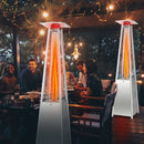 42000 BTU Pyramid Patio Heater with Wheels by LJGDeals