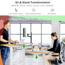 55 x 28 Inch Electric Adjustable Sit to Stand Desk with USB Port-Natural by LJGDeals