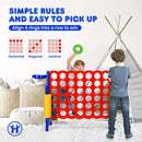 2.5Ft 4-to-Score Giant Game Set-Green by LJGDeals