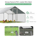 Large Walk in Shade Cage Chicken Coop with Roof Cover by LJGDeals