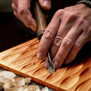 Acacia Elara Solid Wood TV Stand with Storage and Cable Management for TVs up to 80"