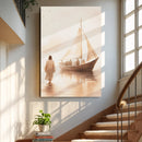 Jesus Christ Walking On Water Faith Wall Art VIII