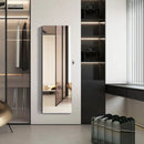 Lockable Storage Jewelry Cabinet with Frameless Mirror by LJGDeals