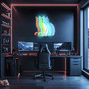 Tyrannical Cat Uv Print Neon Art, Cat Uv Print Neon Sign, Neon Light,Neon Wall Art, Neon Sign,Neon Light Sign, Neon Gifts, Gift for Her