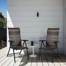 Patio Rattan Folding Chair with Armrest by LJGDeals