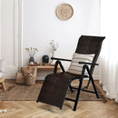 Patio Back Adjustable Rattan Folding Lounge Recliner by LJGDeals