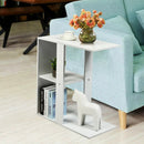 3-Tier Narrow Side Table with Storage Shelf by LJGDeals