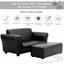 Soft Kids Double Sofa with Ottoman by LJGDeals