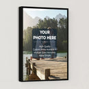 Framed Custom Canvas Wall Art – Personalized Photo Print,