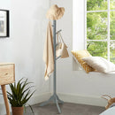 Adjustable Wooden Tree Coat Rack with 8 Hooks by LJGDeals
