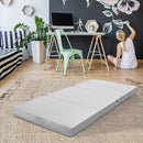4 Inch Folding Sofa Bed Foam Mattress with Handles by DirectDeals