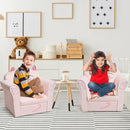 Kids Upholstered Cat Armrest Couch Sofa with Linen Fabric by LJGDeals