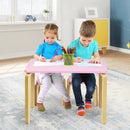 3 Piece Kids Wooden Activity Table and 2 Chairs Set by LJGDeals
